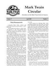 Mark Twain Circular - The Citadel