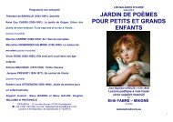 JARDIN DE POEMES POUR PETITS ET GRANDS ENFANTS