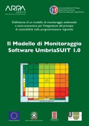 Il Modello di Monitoraggio Software UmbriaSUIT 1.0 - ARPA Umbria