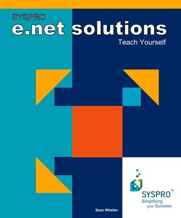 Teach Yourself e.net - Syspro