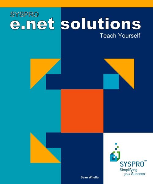 Teach Yourself e.net - Syspro