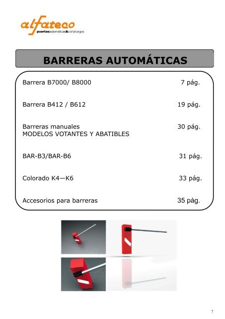 CatÃ¡logo tÃ©cnico barreras - Logismarket