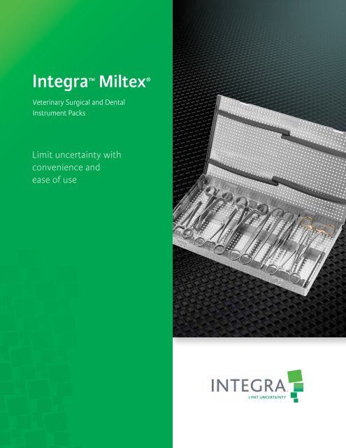 Surgical and Dental Packs - Integra Miltex