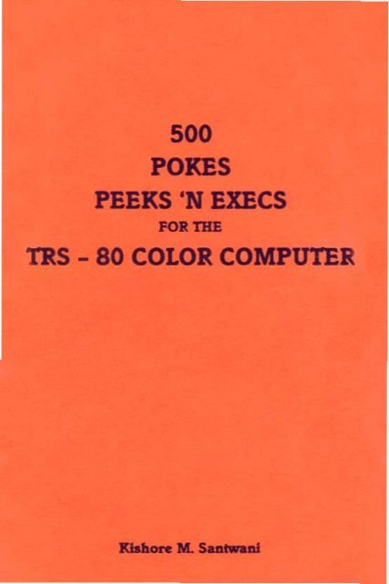 500 POKES for color computer