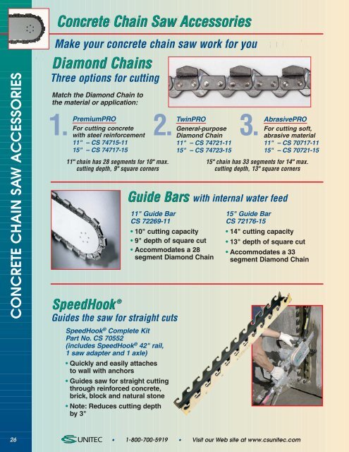 Portable Saws & Accessories - CS Unitec