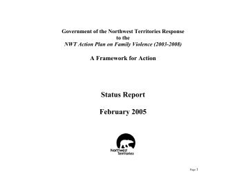 A Framework - Government of the Northwest Territories