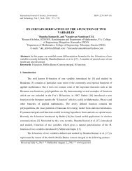 on certain derivatives of the i-function of two variables - international ...