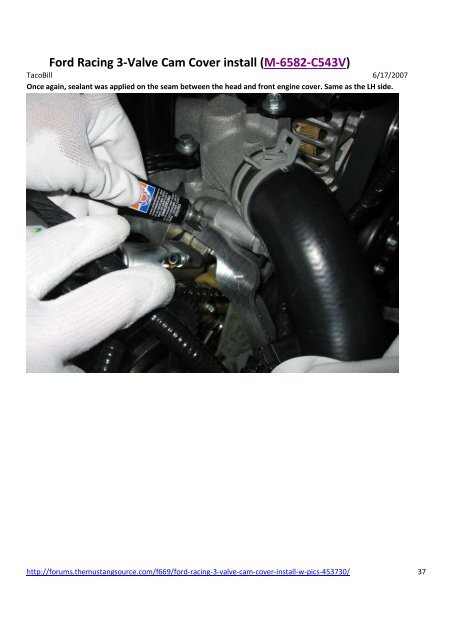 Ford Racing 3-Valve Cam Cover install (M-6582-C543V)