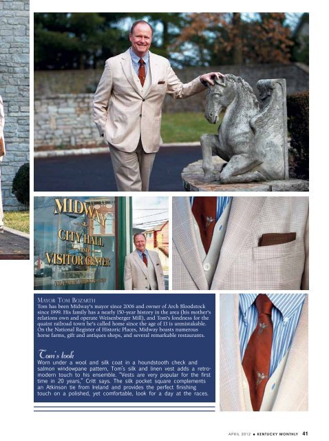 April 2012 - Crittenden Fine Gentlemen's Clothing