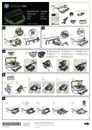 HP Officejet 7000 (E809) All-in-One Series Setup Poster – XLWW