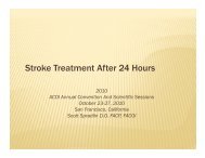 Stroke Treatment After 24 Hours