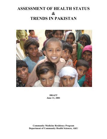 assessment of health status & trends in pakistan - Aga Khan University