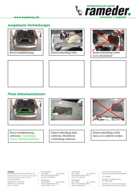 Einbauhilfe Elektrosatz fÃ¼r Opel Vectra C Caravan - Motor-Talk