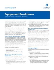 Equipment Breakdown - Risk Engineering