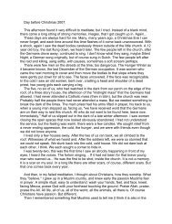 year end letter to friends, 2007 - robert's writing