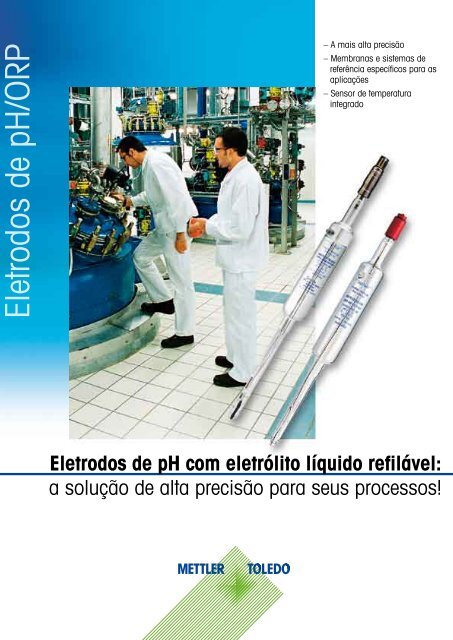 Eletrodos de pH/ORP - METTLER TOLEDO