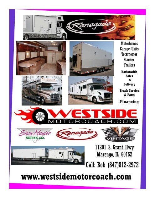 Motorhome Sales Order - Westside Motorcoach