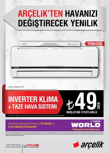 Kampanyayı İndir - Arçelik