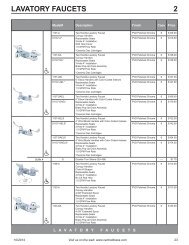 LAVATORY FAUCETS 2 - Central Brass