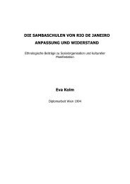 DIE SAMBASCHULEN VON RIO DE JANEIRO ANPASSUNG UND ...