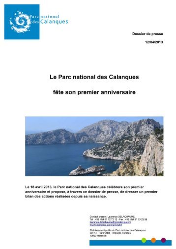 lire le bilan - Les Portes des calanques