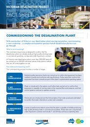 Commissioning the Desalination Plant - Aquasure