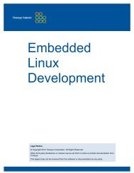 Embedded Linux Development Tutorial by Timesys
