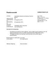 Raadsvoorstel Bestuurlijk Informatiesysteem Gemeente Venlo