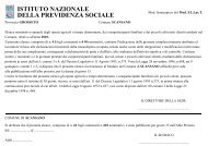 istituto nazionale della previdenza sociale - Comune di Scansano