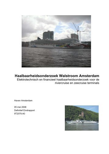 Haalbaarheidsonderzoek Walstroom Amsterdam