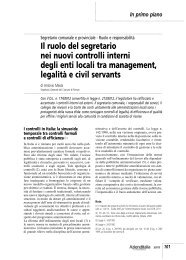 Articolo Antonio Meola Segretario generale del ... - Anci Toscana