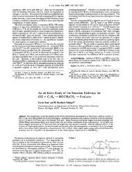 J. Am. Chem. Soc. 1987, 109, 7007-7015 - American Chemical ...