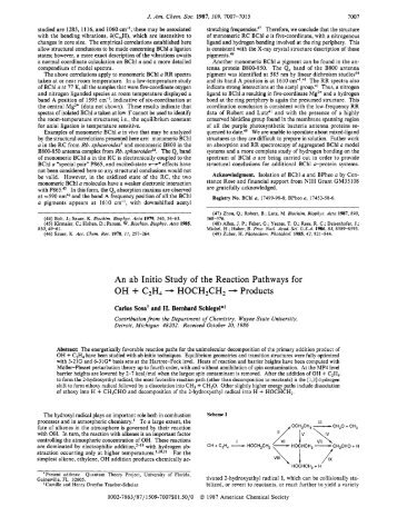 J. Am. Chem. Soc. 1987, 109, 7007-7015 - American Chemical ...