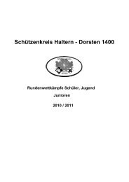 RundenwettkÃ¤mpfe SchÃ¼ler - SchÃ¼tzenkreis Haltern - Dorsten