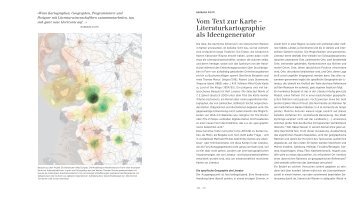 Vom Text zur Karte - Ein Literarischer Atlas Europas