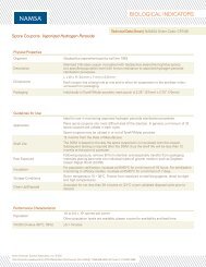 BIOLOGICAL INDICATORS - BioNovus Life Sciences