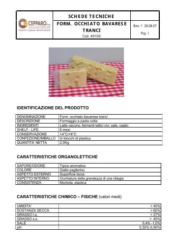 49100 Occhiato bavarese tranci.pdf - Siqurcatering.it
