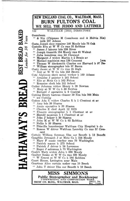 1915 - Watertown Free Public Library