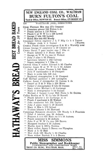 1915 - Watertown Free Public Library