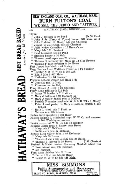 1915 - Watertown Free Public Library