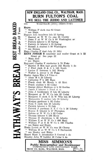 1915 - Watertown Free Public Library