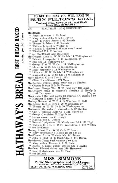 1915 - Watertown Free Public Library