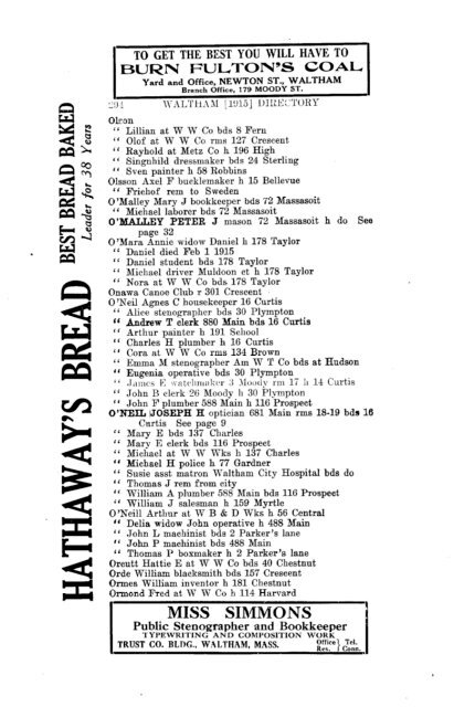 1915 - Watertown Free Public Library