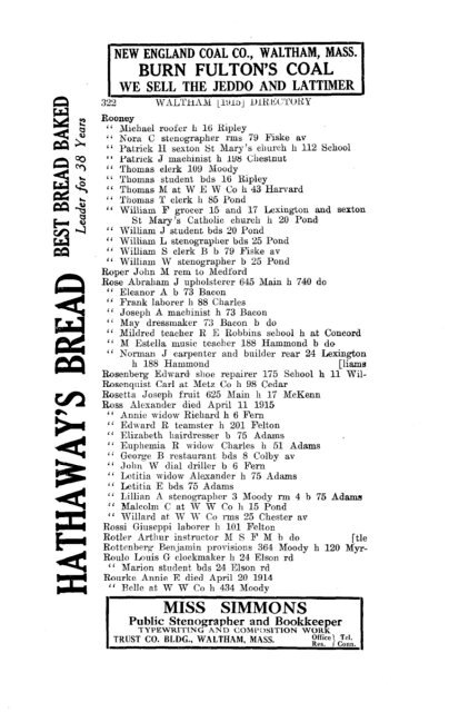 1915 - Watertown Free Public Library