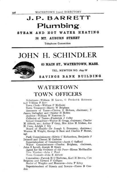 1915 - Watertown Free Public Library