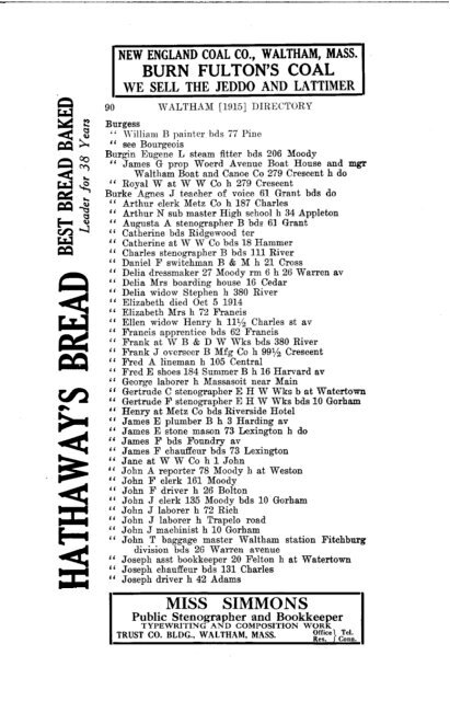 1915 - Watertown Free Public Library