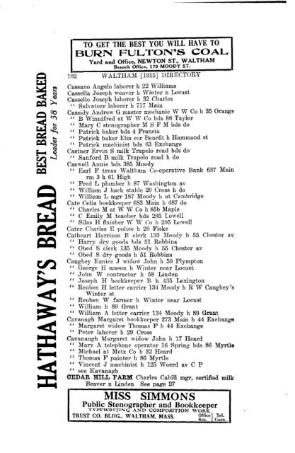 1915 - Watertown Free Public Library