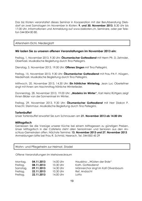 Mitteilungsblatt November 2013 [PDF, 602 KB] - Neerach