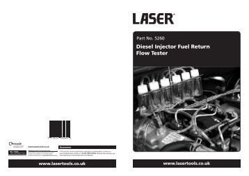 Diesel Injector Fuel Return Flow Tester - Laser Tools