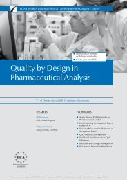 Quality by Design in Pharmaceutical Analysis